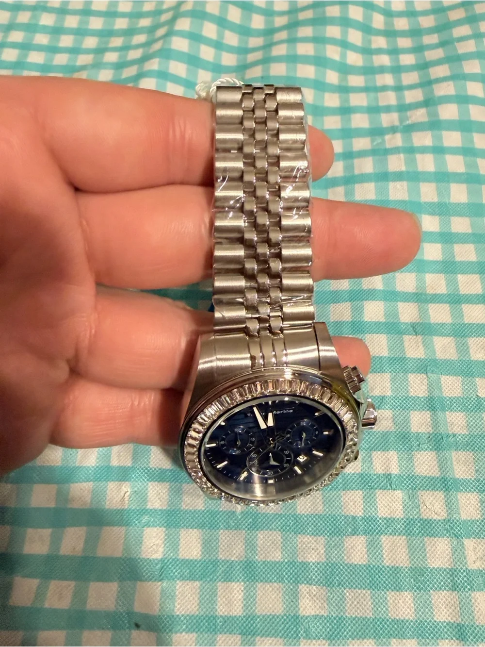 Gorgeous TechnoMarine Manta Ray by Invicta- 42mm, Dark Blue Dial